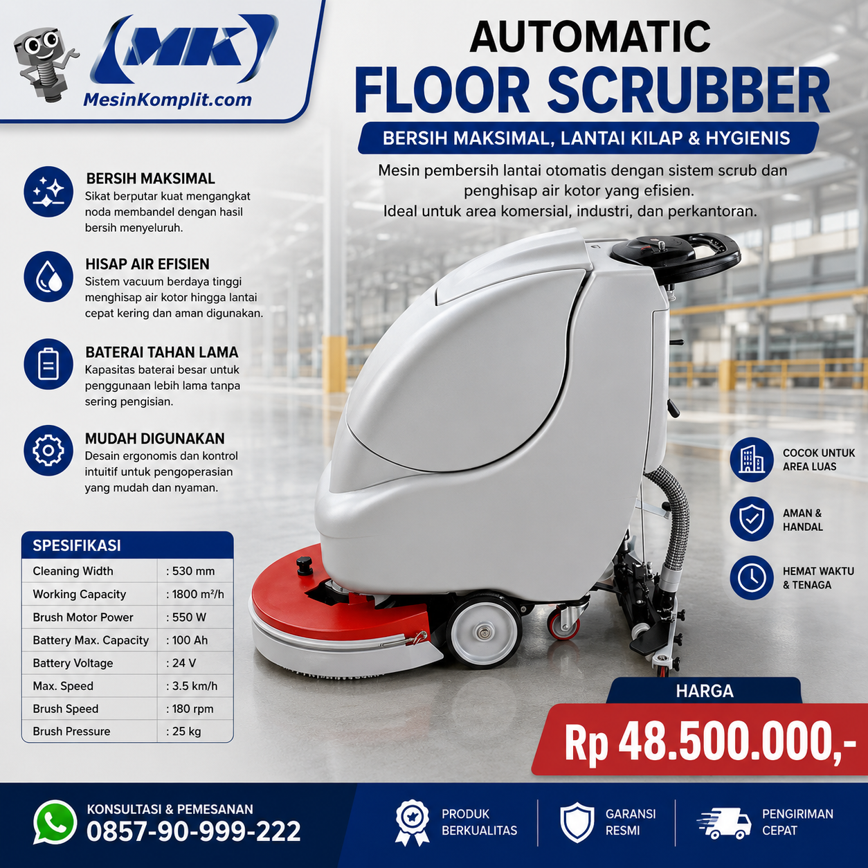 Scrubber Lantai Cord...